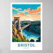 Poster Bristol England Travel Print (Devant)