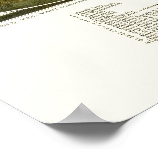 Poster Bristol, NH Panoramic Map - 1884 (Coin)