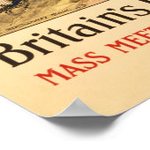 Poster BRITANNIE ! Side by Side 1918 Les Alliés de la Pre (Coin)