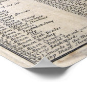 Poster BRITANNIQUE DU 18e siècle (Coin)