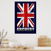 Poster Britanniques fans de tir à l'arc et Archers Toxoph (Cuisine)