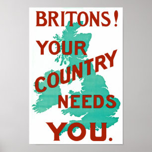 Poster Britanniques ! Votre pays a besoin de vous