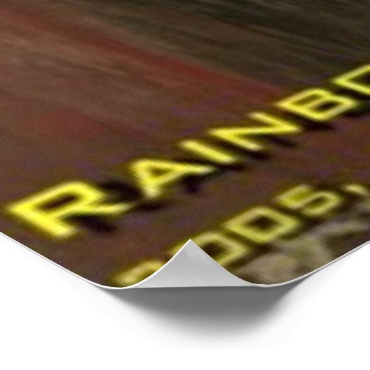 Poster Brite arc-en-ciel (Coin)