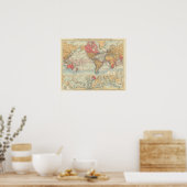 Poster British Empire, routes, currents (Cuisine)