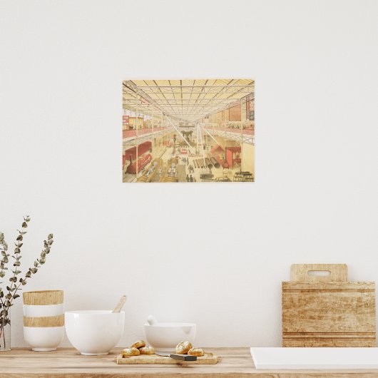 Poster British Machinery Department, classe 5 du G (Cuisine)