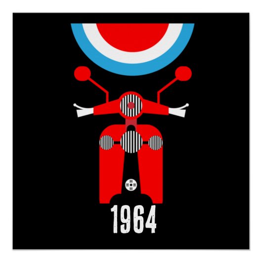 Poster British Mods 1964 (Devant)