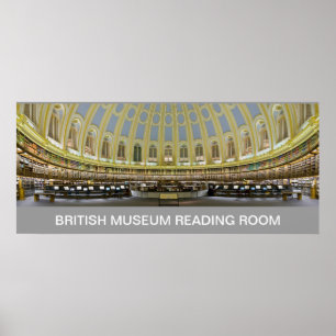 Poster British Museum Reading Room Angleterre UK DE 8.99