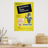 Poster British Rail est décimale (Cuisine)