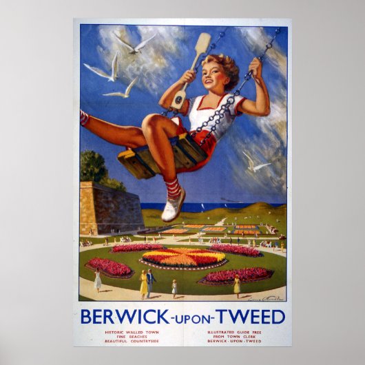 Poster British Railways Berwick-upon-Tweed (Devant)