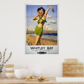 Poster British Railways Whitley Bay 1949 (Cuisine)
