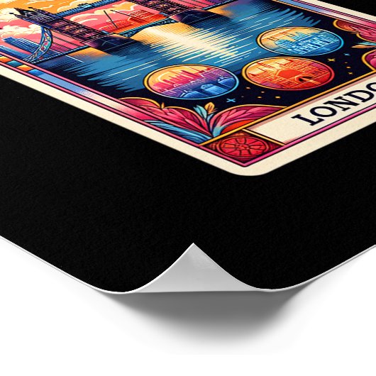 Poster British Vacation And London Monuments 1  (Coin)