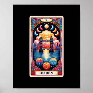 Poster British Vacation And London Monuments 1 