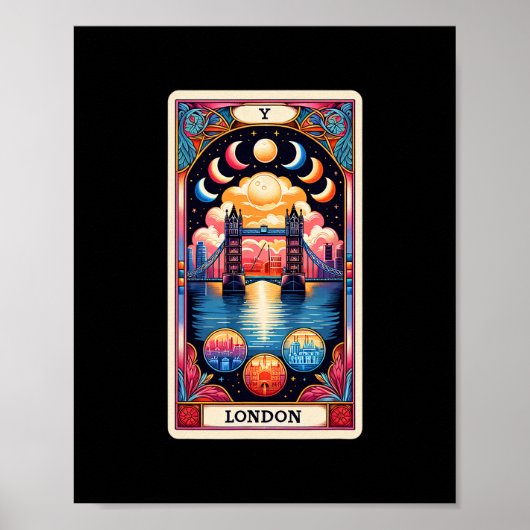 Poster British Vacation And London Monuments 1  (Devant)