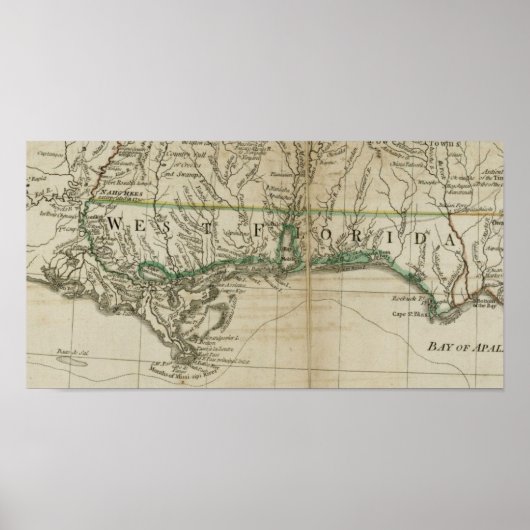 Poster British West Florida (Devant)