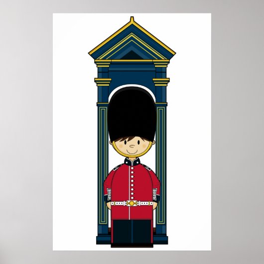 Poster Britse Royal Guard (Voorkant)