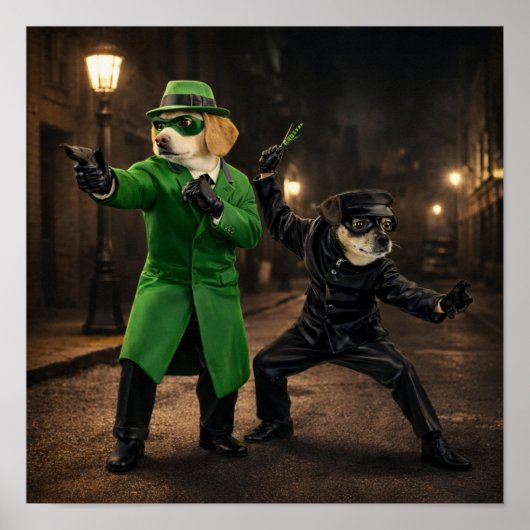 Poster "Britt Reid & Kato" (Devant)