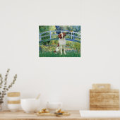 Poster Brittany Spaniel 3 - Pont du bassin aux nymphéas (Cuisine)