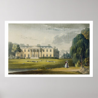 Poster Broadlands, du "Repository of Arts" d'Ackermann,