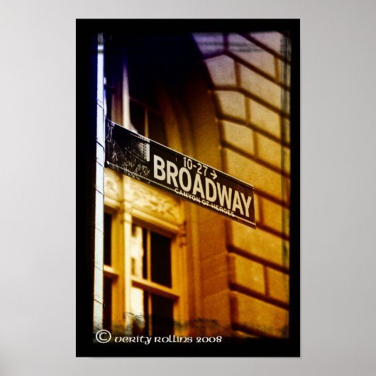 Poster Broadway (Devant)