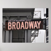 Poster broadway glitter (Devant)