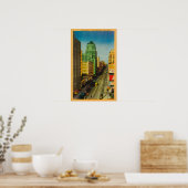 Poster Broadway Street à Los Angeles, CA (Cuisine)