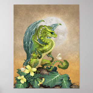 Poster Broccoli Dragon 11x14 (4x6 and up)