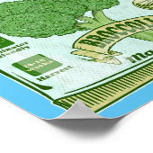 Poster Broccoli Graines de légumes (Coin)