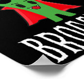 Poster Broccula Funny Broccoli Halloween Costume azy (Coin)