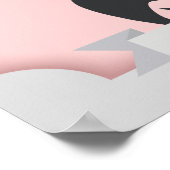 Poster broche de chat sur l'affiche (Coin)