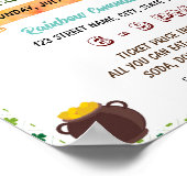 Poster Brochure de porte-bonheur pour la journée Editable (Coin)