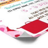 Poster Brochure de porte-chance de Valentine modifiable (Coin)