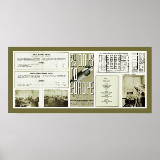 Poster Brochure Hindenburg Photos Vintages (Devant)