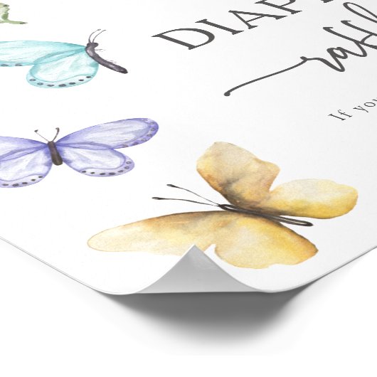 Poster Brochure papillon (Coin)