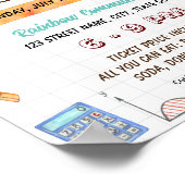 Poster Brochure scolaire à thème Math modifiable (Coin)