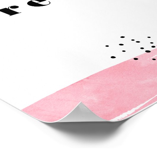 Poster Brochures Abstraites modernes Typographie modifiab (Coin)