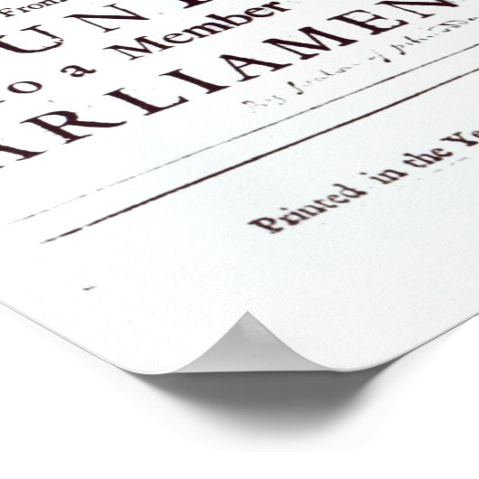 Poster Brochures montrant les deux côtés (Coin)