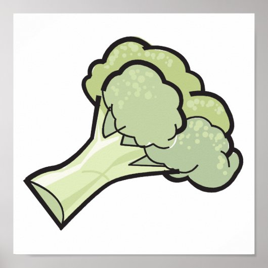 Poster brocoli (Devant)