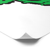 Poster brocoli souriant (Coin)