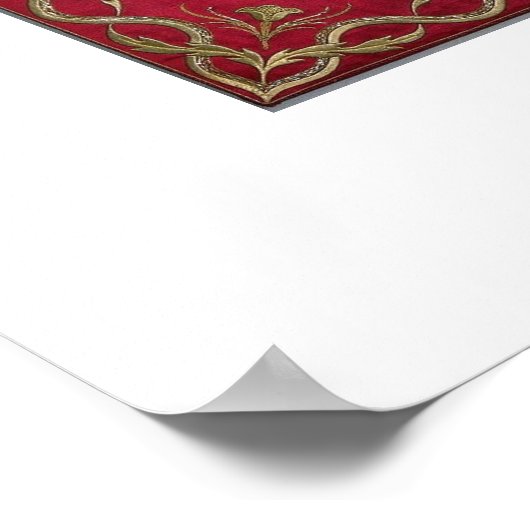 Poster Broderie cachemirie (Coin)