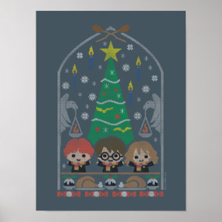 Poster Broderie de bande dessinée NOËL À PEVENSY™