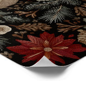 Poster Broderie festive (Coin)