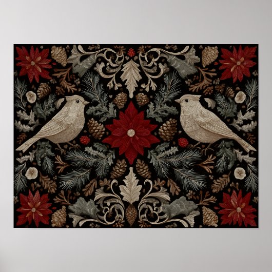 Poster Broderie festive (Devant)