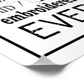 Poster Broderie Pas Suffisamment Thread Craft Room (Coin)