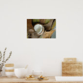 Poster Broken coconut (Cuisine)
