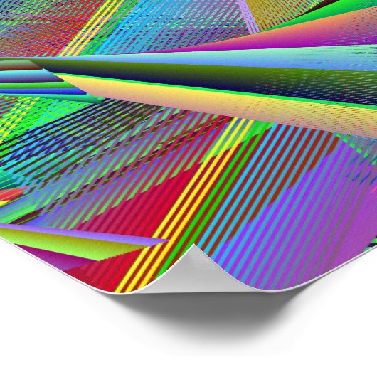 Poster Broken Glass Ruptured Mirror Line Art (Coin)