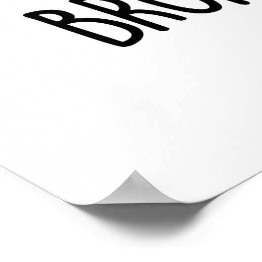 Poster Bron-toe-saurus Funny Brontosaurus Dinosaur Pun (Coin)