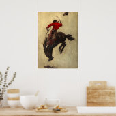 Poster Bronco par Newell Convers Wyeth (Cuisine)