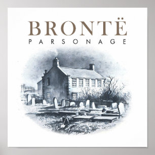 Poster Bronte Parsonage Maison des Brontes