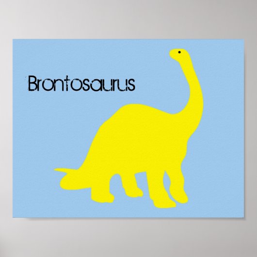Poster Brontosaurus (Devant)