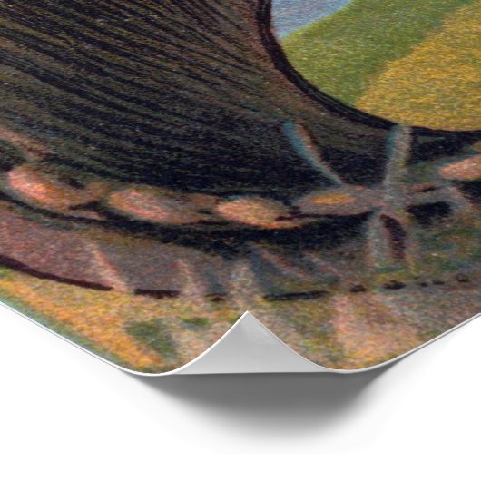 Poster Brontosaurus Dinosaur (Coin)